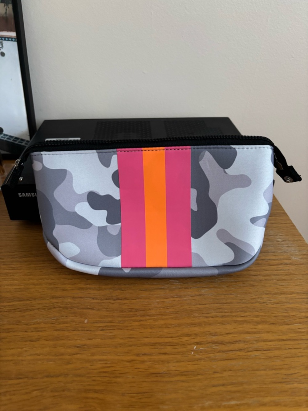 Gray Camouflage Pouch